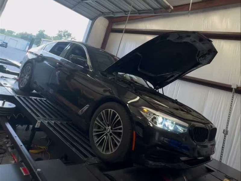 BMW 540i on the Apex Autosports dyno in Huntsville
